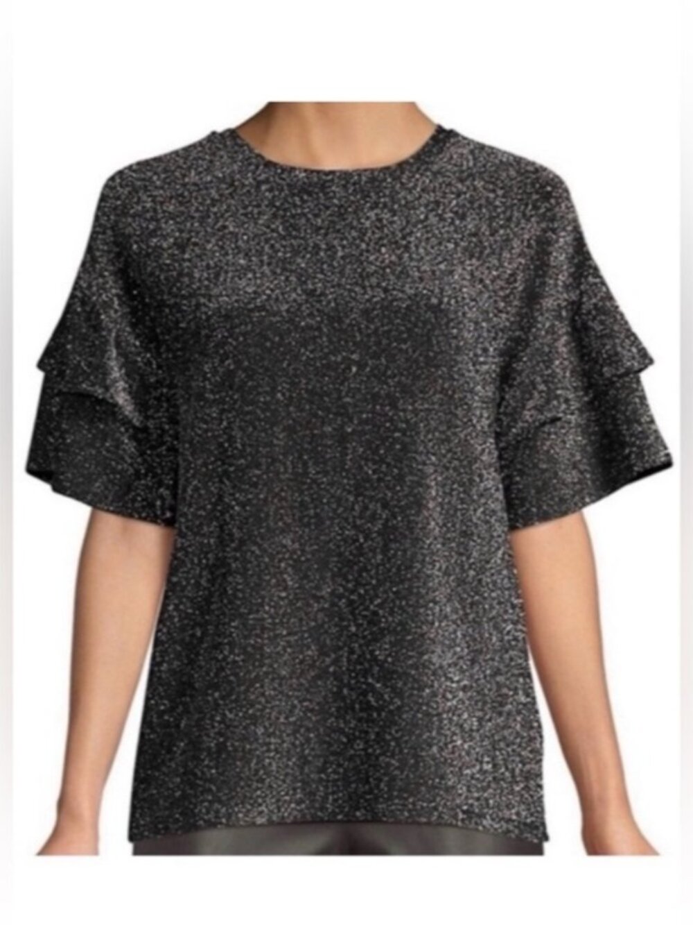 Michael Kors High-Glam Metallic Shirt (NWOT)